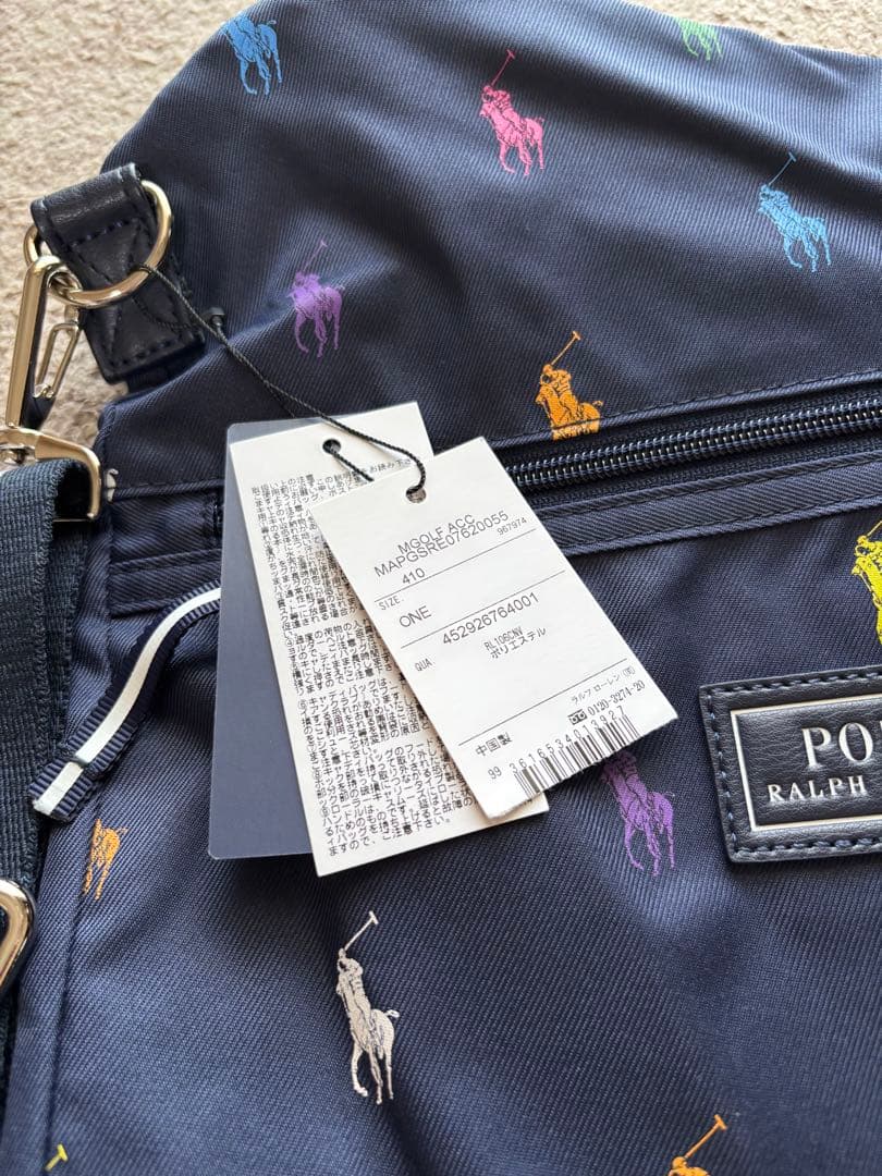 ラルフローレン ポロ ポニー 総柄 マルチカラー クラブケース 新品 未使用