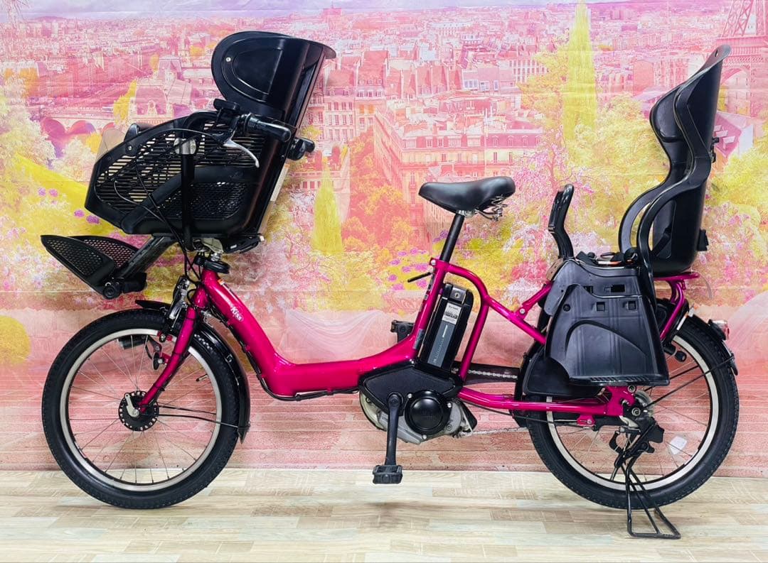 ZK3371 電動自転車 ヤマハ パスキス 子供乗せ 20インチ 送料無料