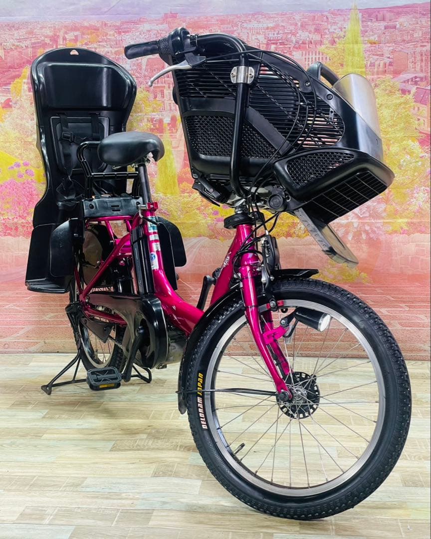 ZK3371 電動自転車 ヤマハ パスキス 子供乗せ 20インチ 送料無料