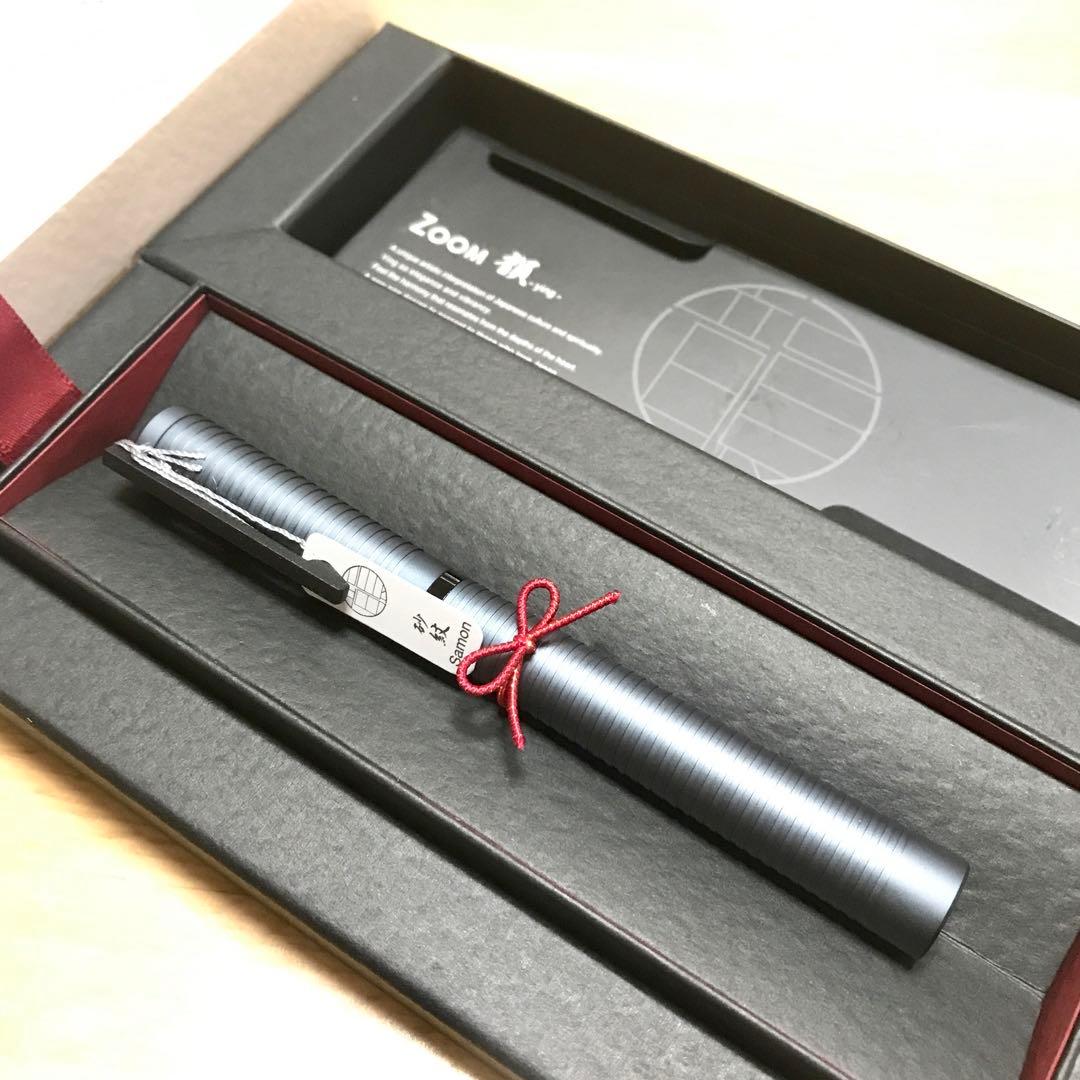 トンボ鉛筆　zoom韻　砂紋　藍鼠色