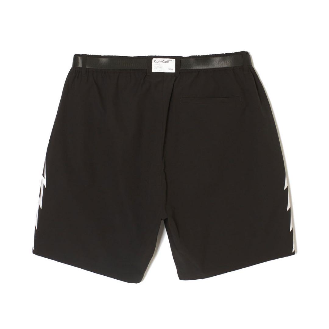 THUNDER STRIPES ADJUSTABLE SHORT クロ　Mサイズ