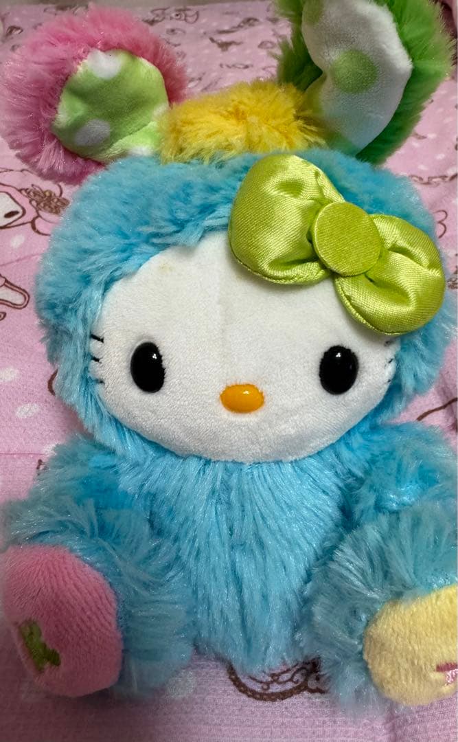 【レア】ハローキティウサギイニシャル【K・T】入り