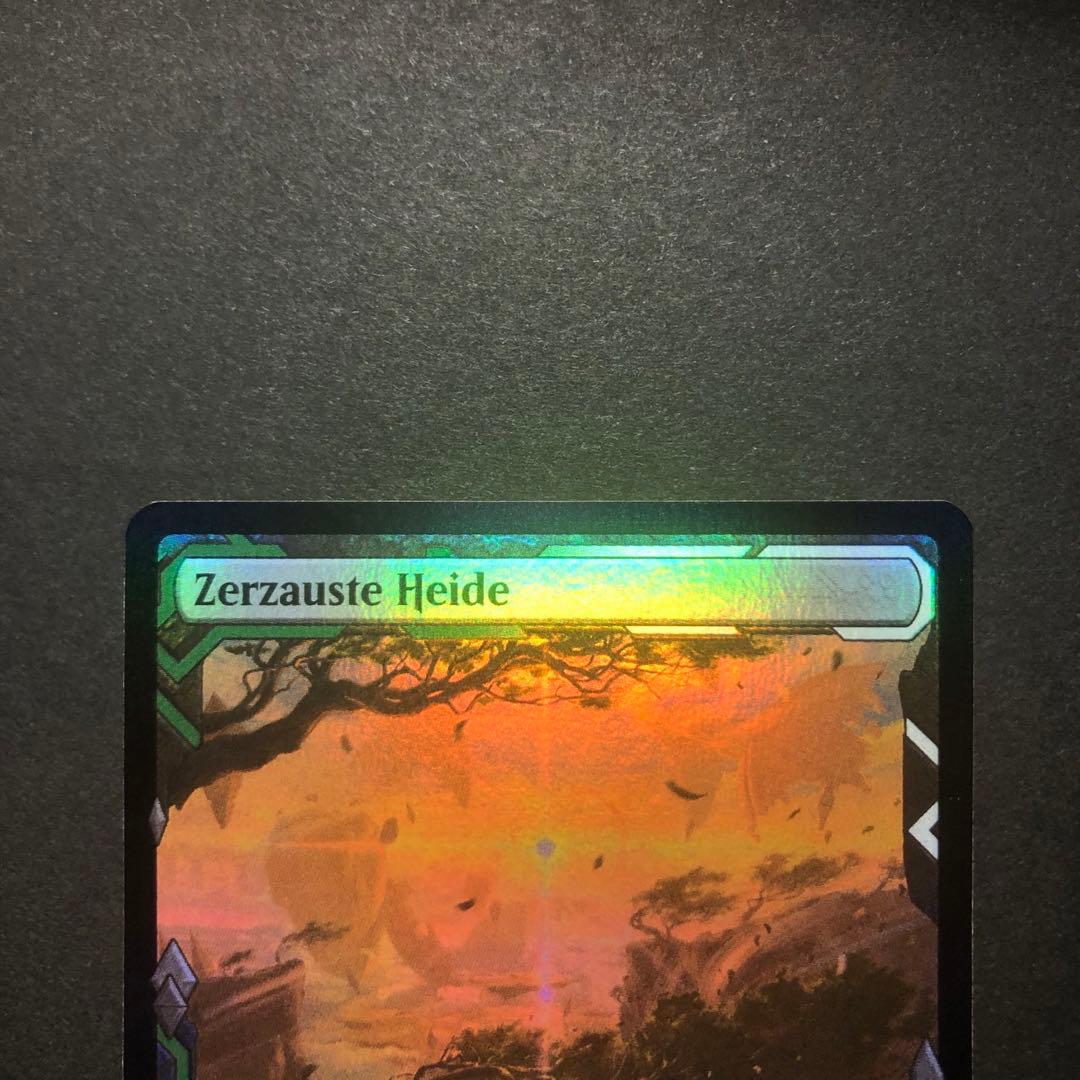 ドイツ語　吹きさらしの荒野　ゼンディカーエクスペディションFOIL MTG