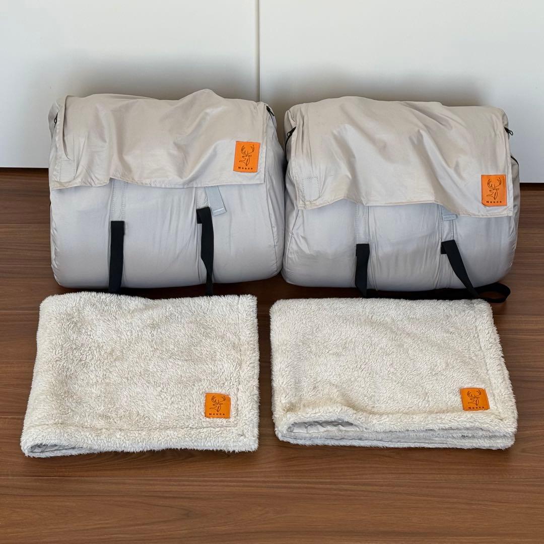 【1個】Nuuca ヒュッゲスリープ Deluxe(2023)フリース付ベージュ