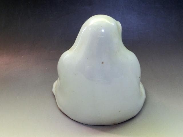 置物■達磨 白磁 だるま オブジェ 古玩 唐物 中国 古美術 時代物 骨董品■