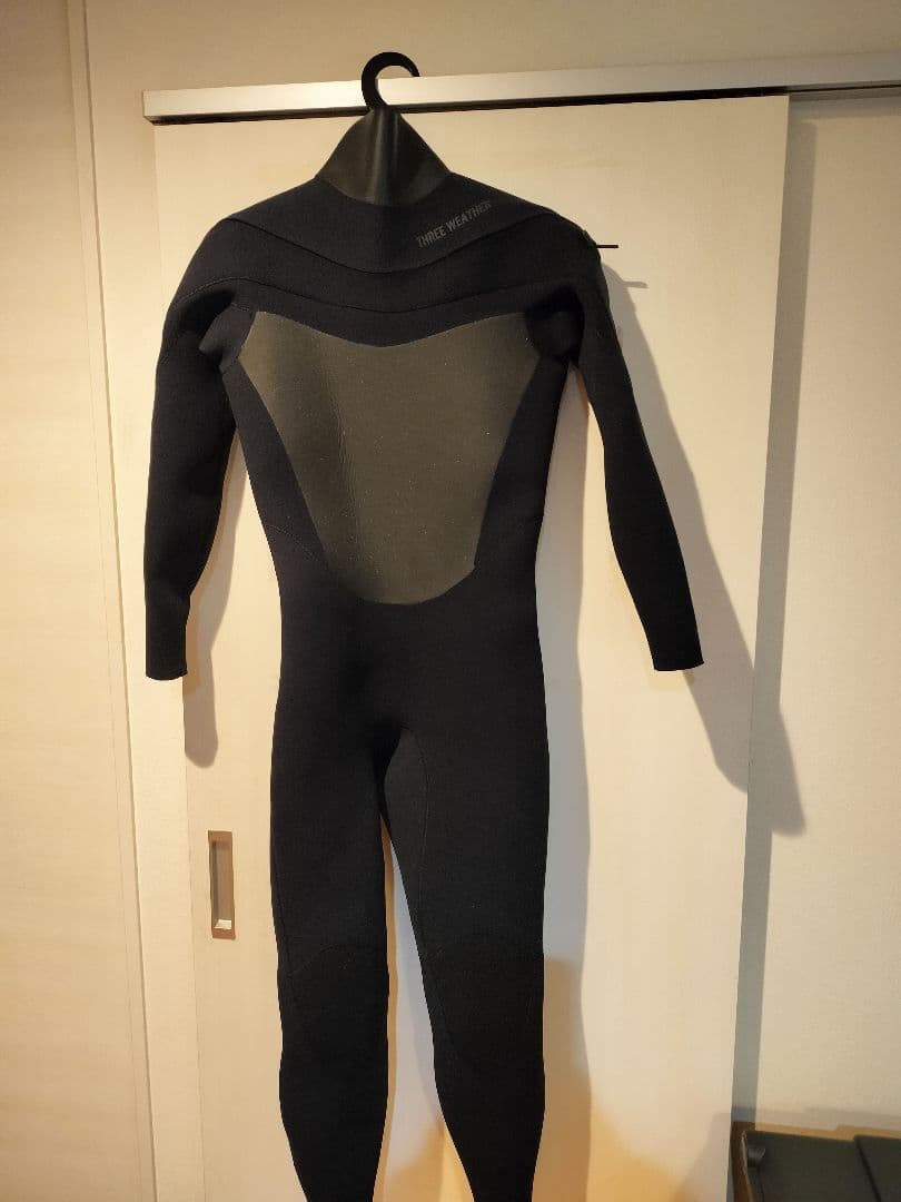 THREE WEATHER 　セミドライ ウェットスーツ5X3mm　Lサイズ