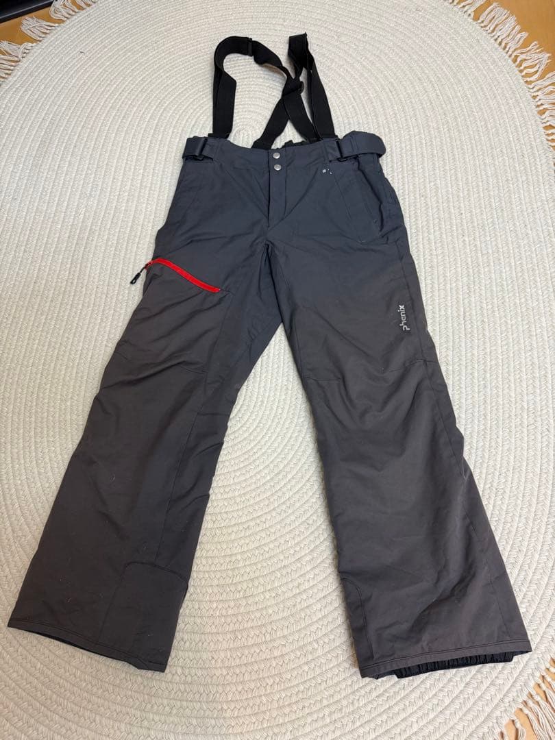 phenix スキーウェア ブラック/レッド セットアップ