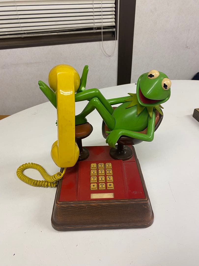アメリカ製　カーミット電話機　ビンテージ　アンティーク