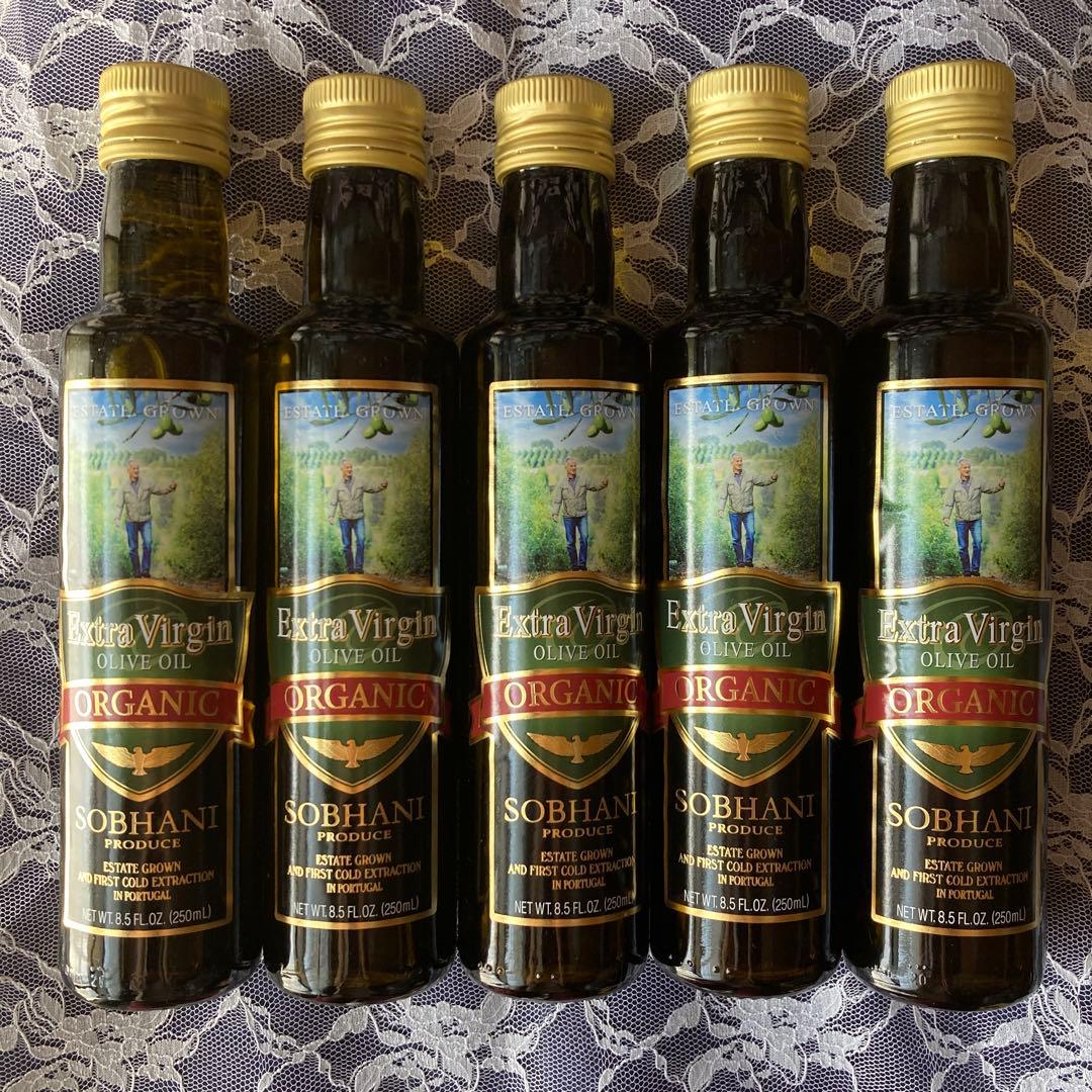 Sobhani エクストラバージンオリーブオイル 250ml オーガニック 5本
