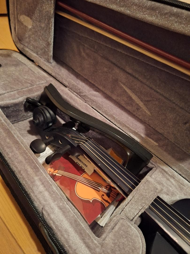 Hallstatt ヴァイオリン サテンブラック V-12/BK 4/4サイズ