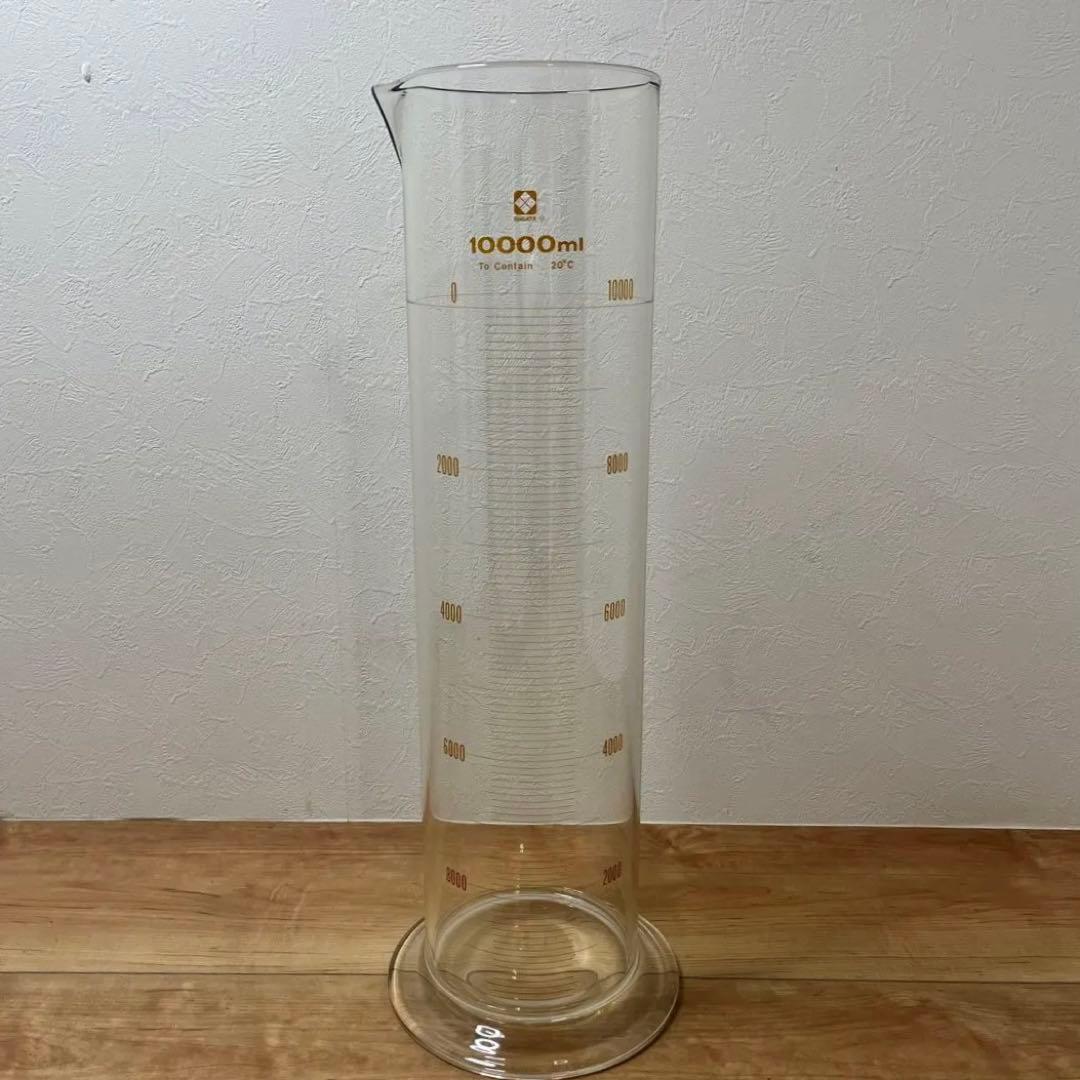 SIBATA 10000ml メスシリンダー 10L ビーカー 大容量 容器
