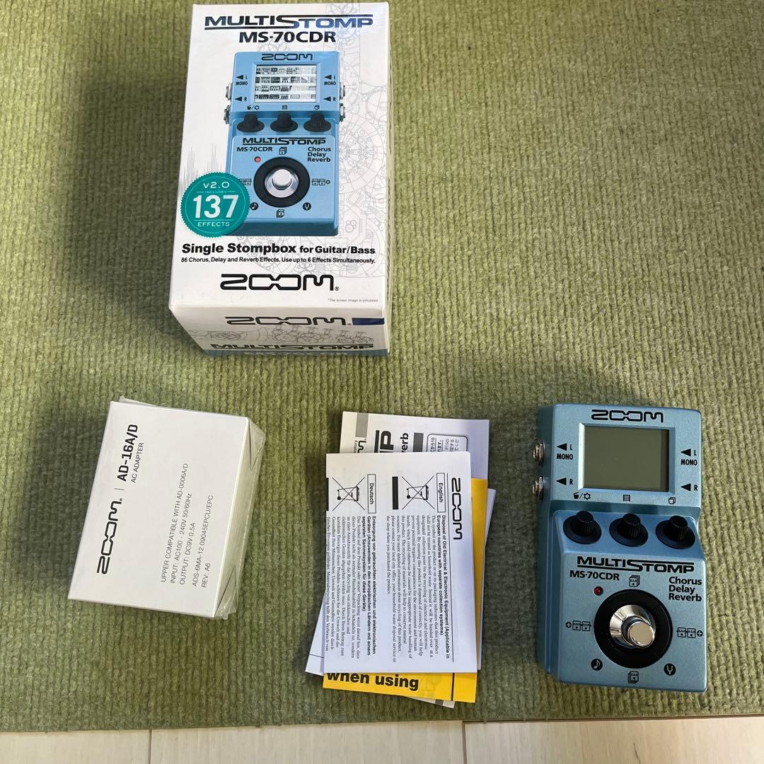 ZOOM MULTI STOMP MS-70CDR ACアダプタ付