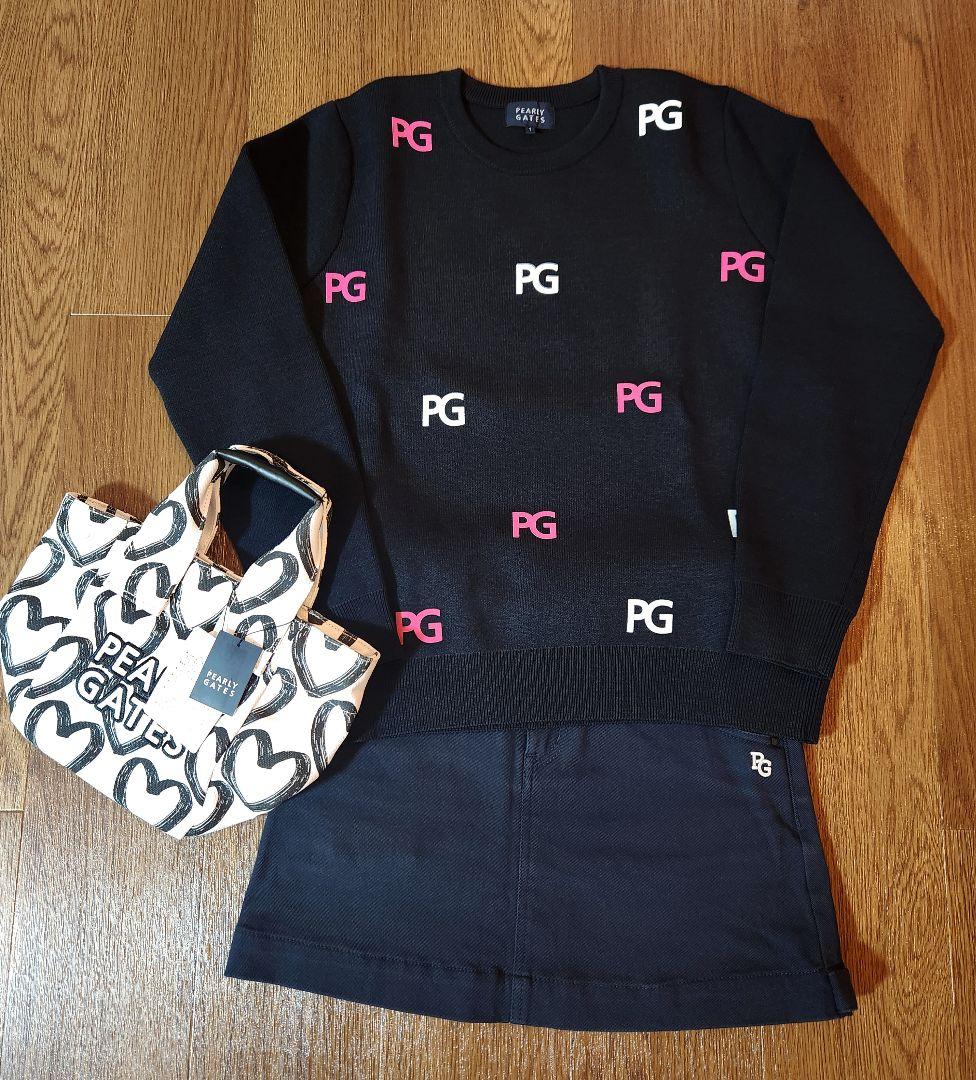 【新品未使用】パーリーゲイツ 肉厚ニット ネイビー