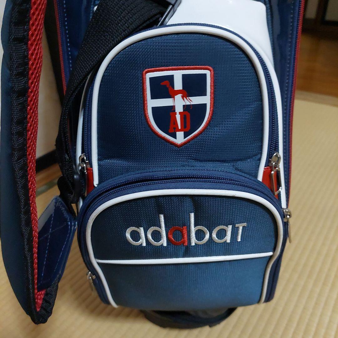 adabat ゴルフバッグ ネイビー ストライプ