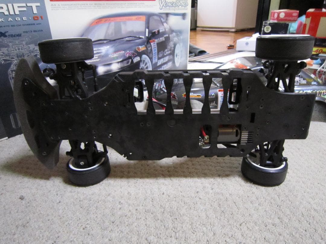 ドリパケ 1/10 コンバ 動作確認済 S13 2.4G 大会参戦車両 大金投資