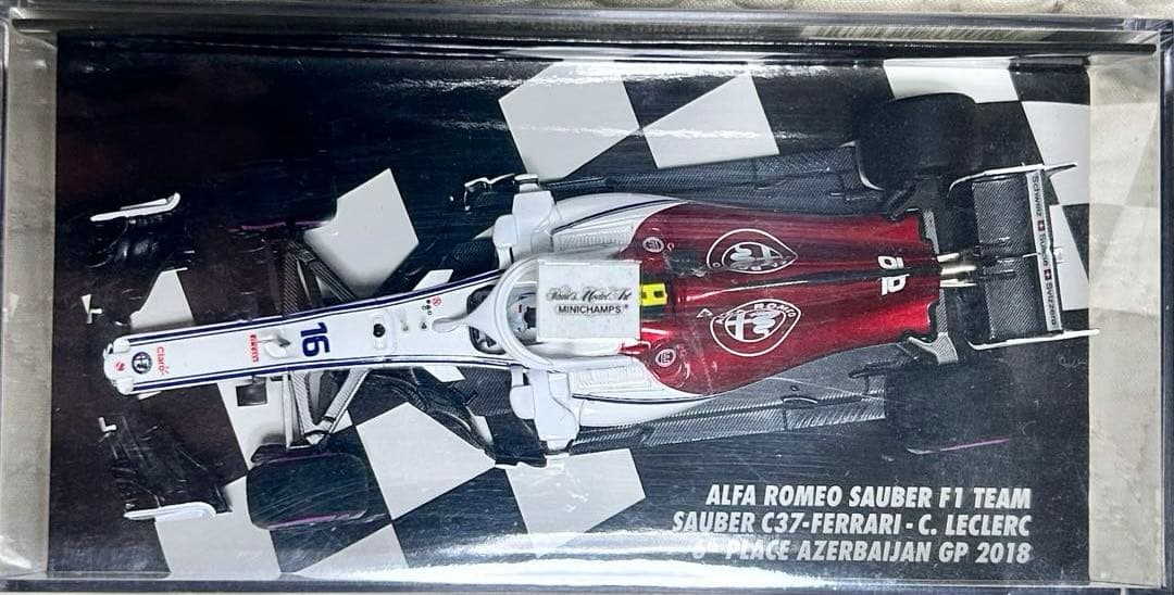 ミニチャンプス1/43 アルファロメオC37ルクレール 2018アゼルバイジャン