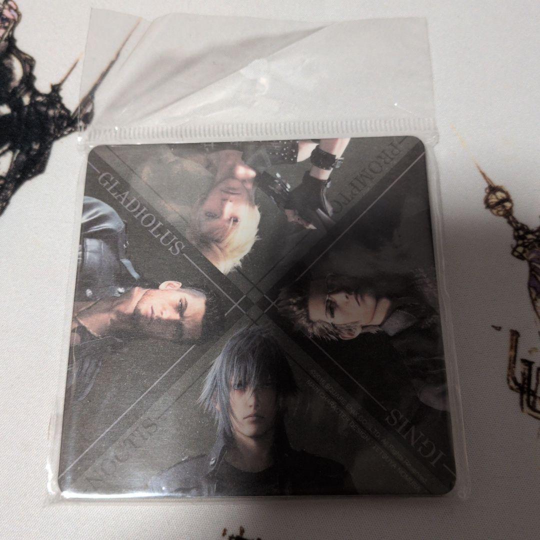 スクエニカフェ限定品 FFXV ペーパーコースターセット 4枚入り 5種セット