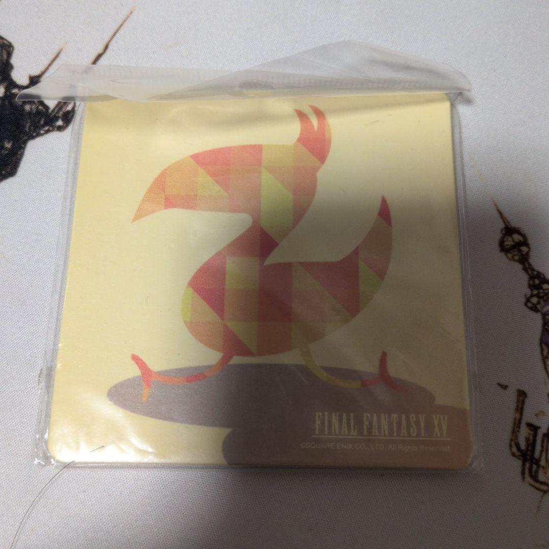 スクエニカフェ限定品 FFXV ペーパーコースターセット 4枚入り 5種セット