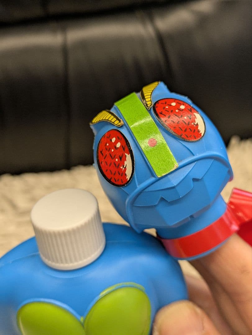 ソフビ　当時物　サンスターこどもシャンプー　仮面ライダー　当時物シャンプー入り