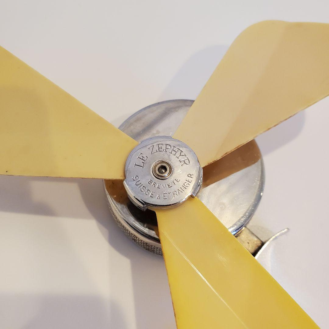 【超希少！機械式ファン】ZEPHYR スイス製 扇風機 メカニカルファン