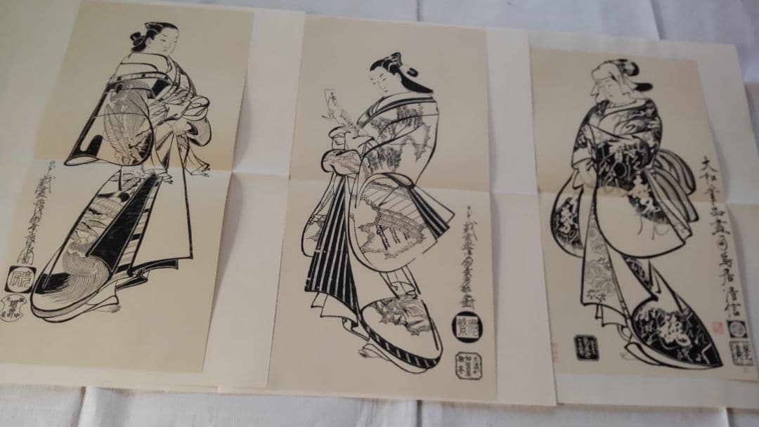 浮世絵版画★画装用画★6冊セット★杉村SUGIMURA★２４枚セット★シリーズ7