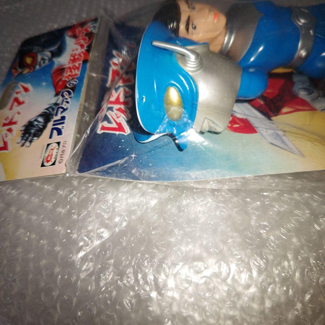 ブルマァク　レッドマン　ソフビ　青　面取れ　未開封