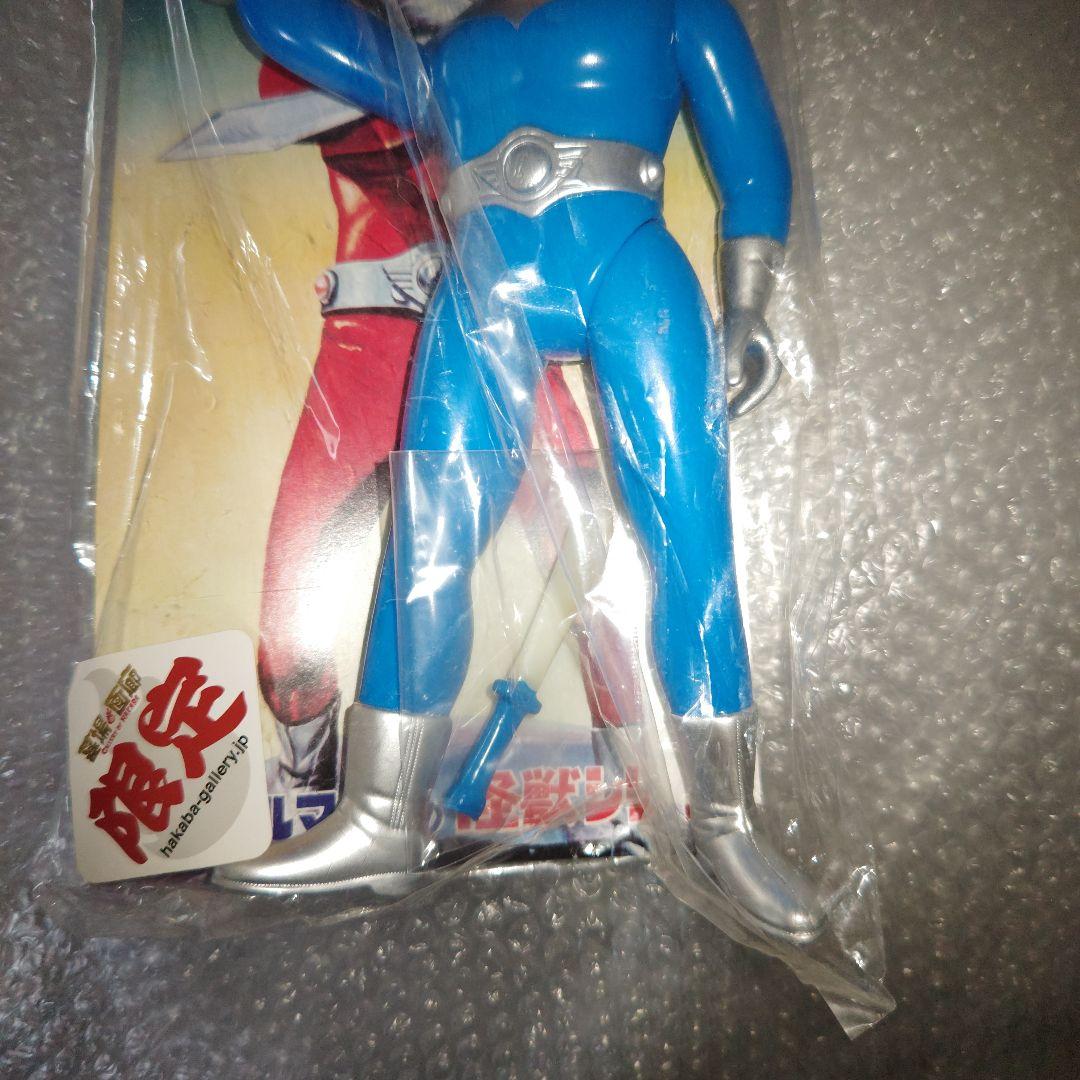 ブルマァク　レッドマン　ソフビ　青　面取れ　未開封