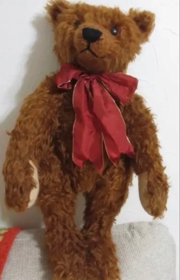 テディベア＊アンティークマ古いくまレトロビンテージカントリーサンアローぬいぐるみ