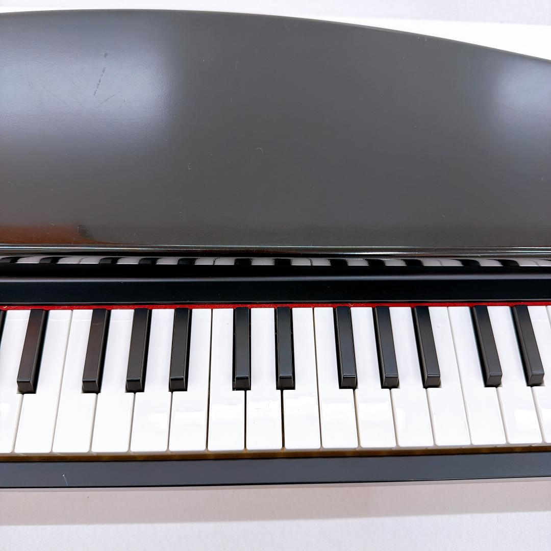 【良品】KORG コルグ MICROPIANO マイクロピアノ 黒 蓋　ペダル付