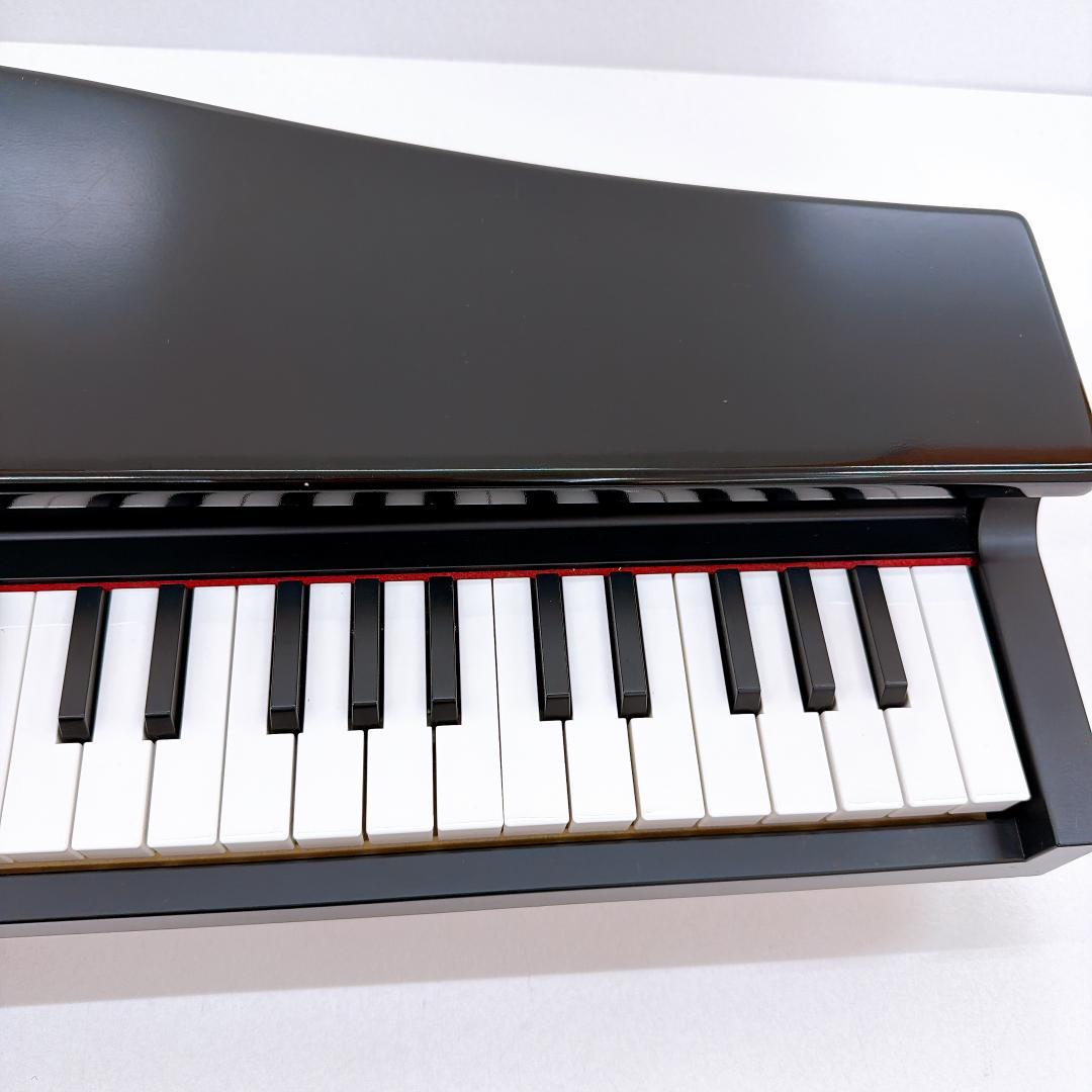 【良品】KORG コルグ MICROPIANO マイクロピアノ 黒 蓋　ペダル付