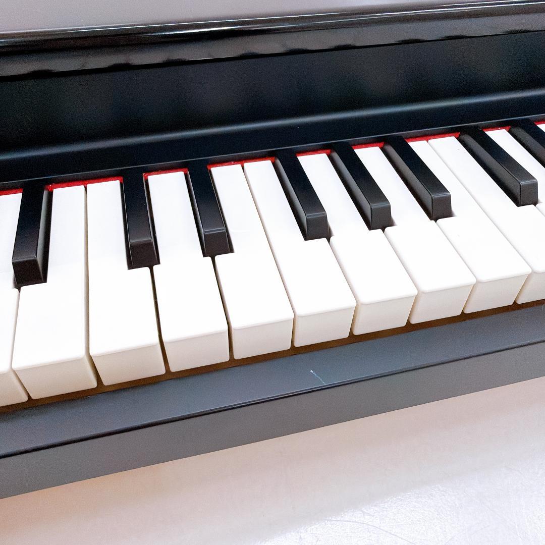 【良品】KORG コルグ MICROPIANO マイクロピアノ 黒 蓋　ペダル付