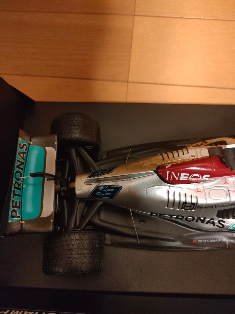 F1ミニカー1/18メルセデスAMG　ジョージラッセル モナコGP2022