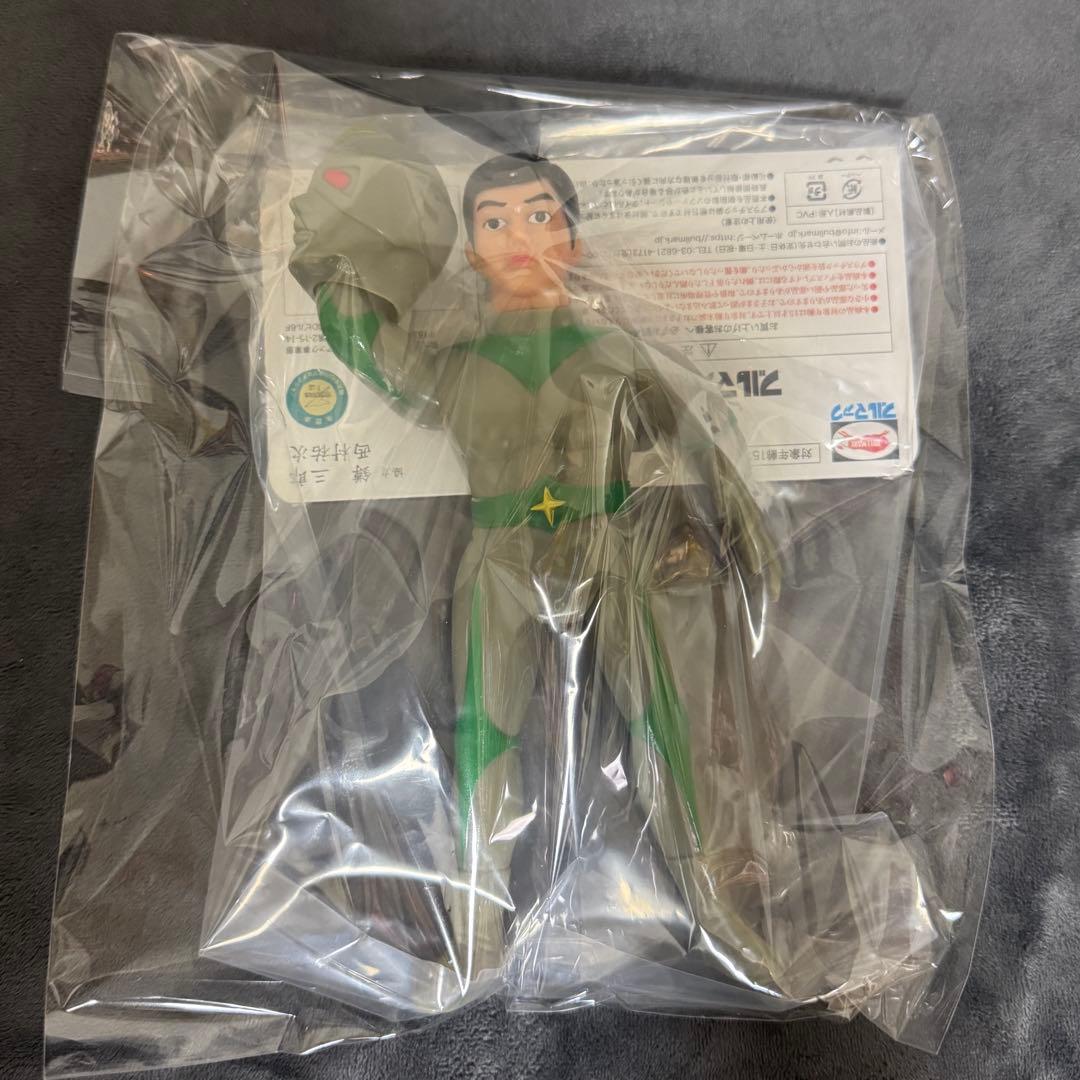 ソフビ　ミラーマン　ブルマァク　面取れ　マスク取れ