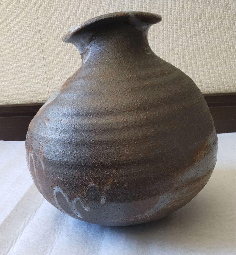 真山窯 伊藤真司 箱入 説明証明書付 壺 花瓶