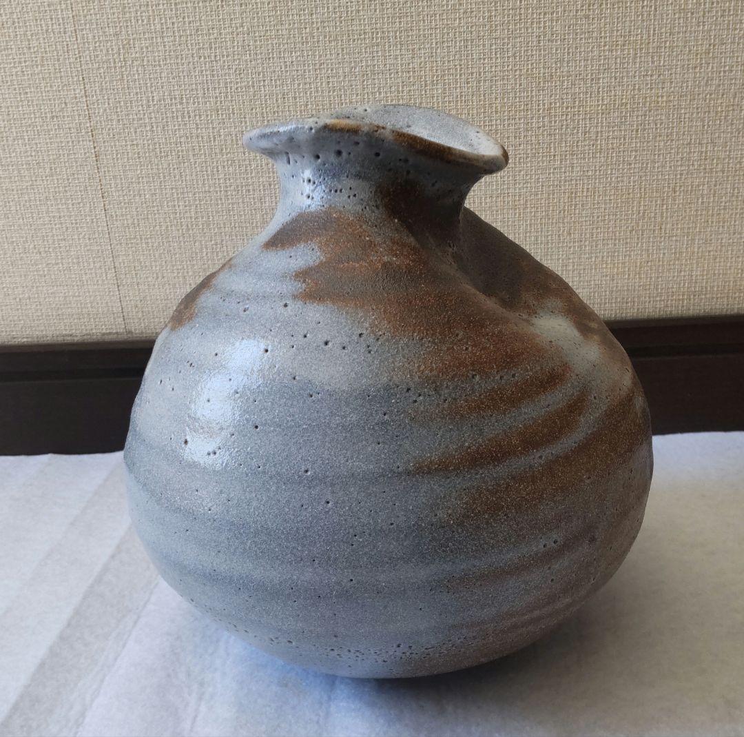 真山窯 伊藤真司 箱入 説明証明書付 壺 花瓶