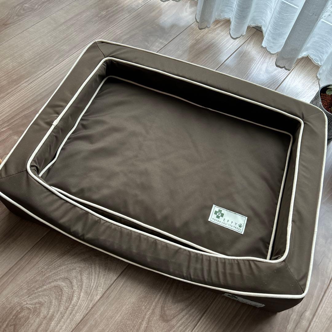 【ペピィ】スマートスクエア防水犬用ベッド(リュクスタイプ)