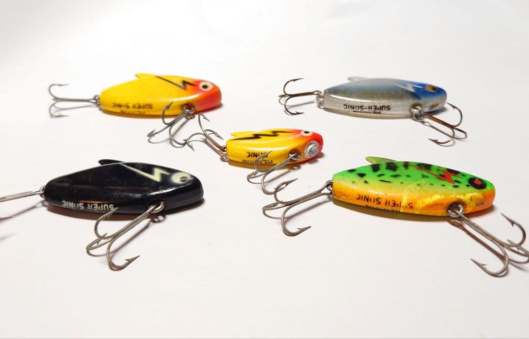 ヘドン　スーパーソニック　５個セット オールドルアー