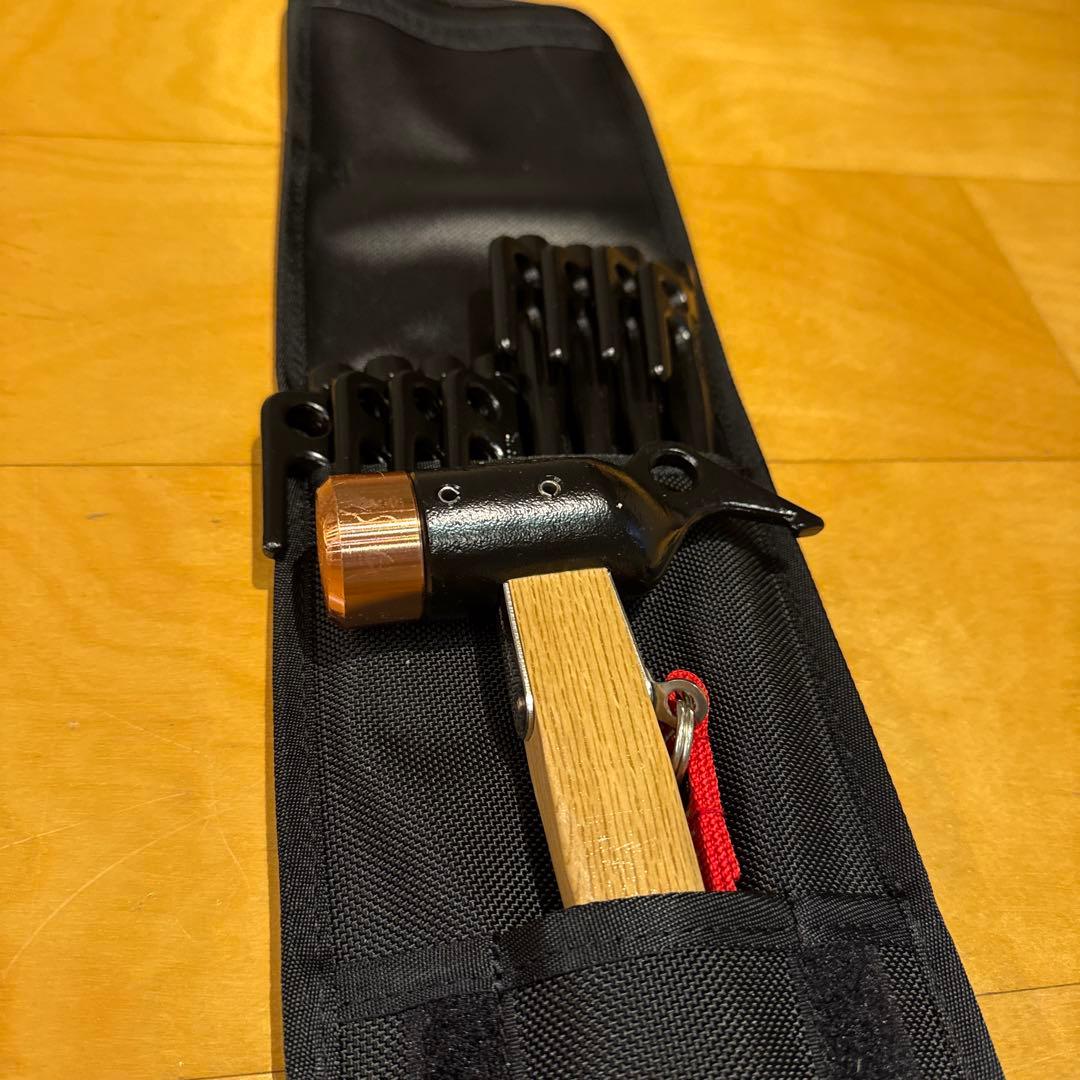 スノーピーク タープ・ヘキサ(M)、ペグハンマーPRO Ｃ、ソリッドステーク