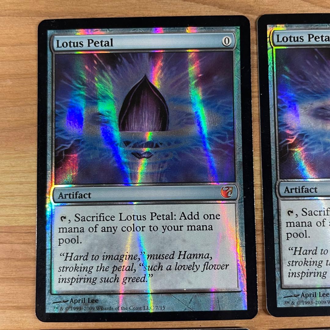 水連の花びら foil 英語 4枚