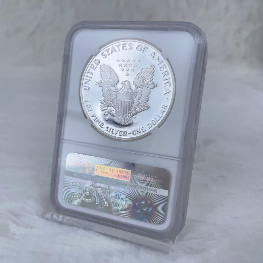 【至高の鏡面】1990年S イーグル銀貨 NGC PF69 UC プルーフ 希少