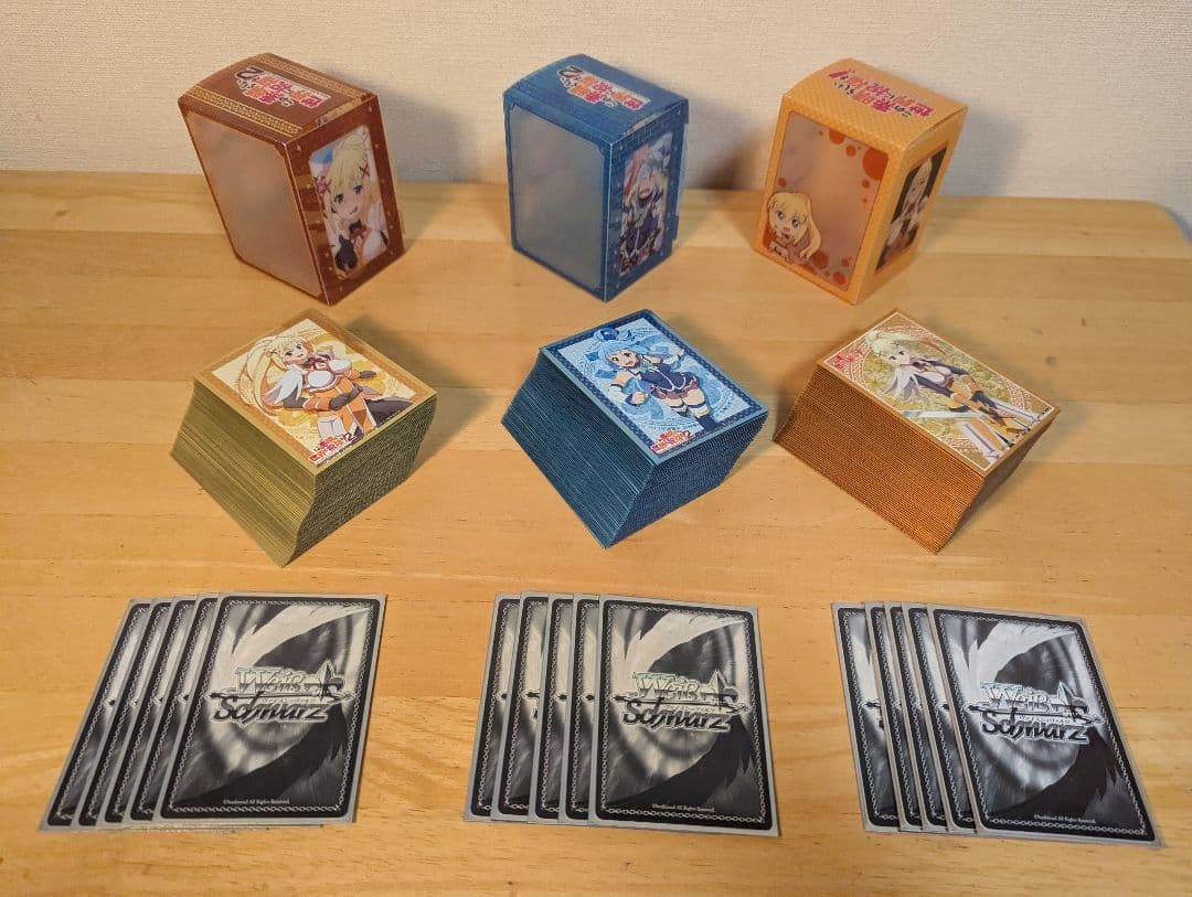 ヴァイスシュヴァルツ ヴァイス　このすば　3デッキ　アクシズ教徒　スニーカー文庫