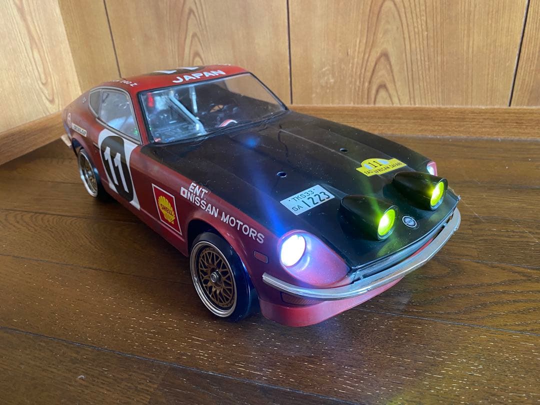 タミヤ 1/10 フェアレディZ 240Z ラリー　ボディーセット　LED仕様