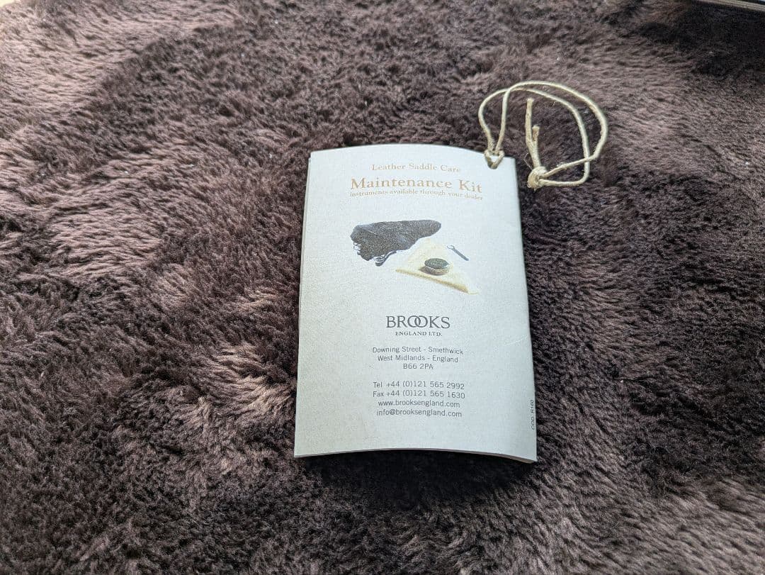 Brooks Swift ブルックス スイフト 銅鋲　天然皮革　箱付き