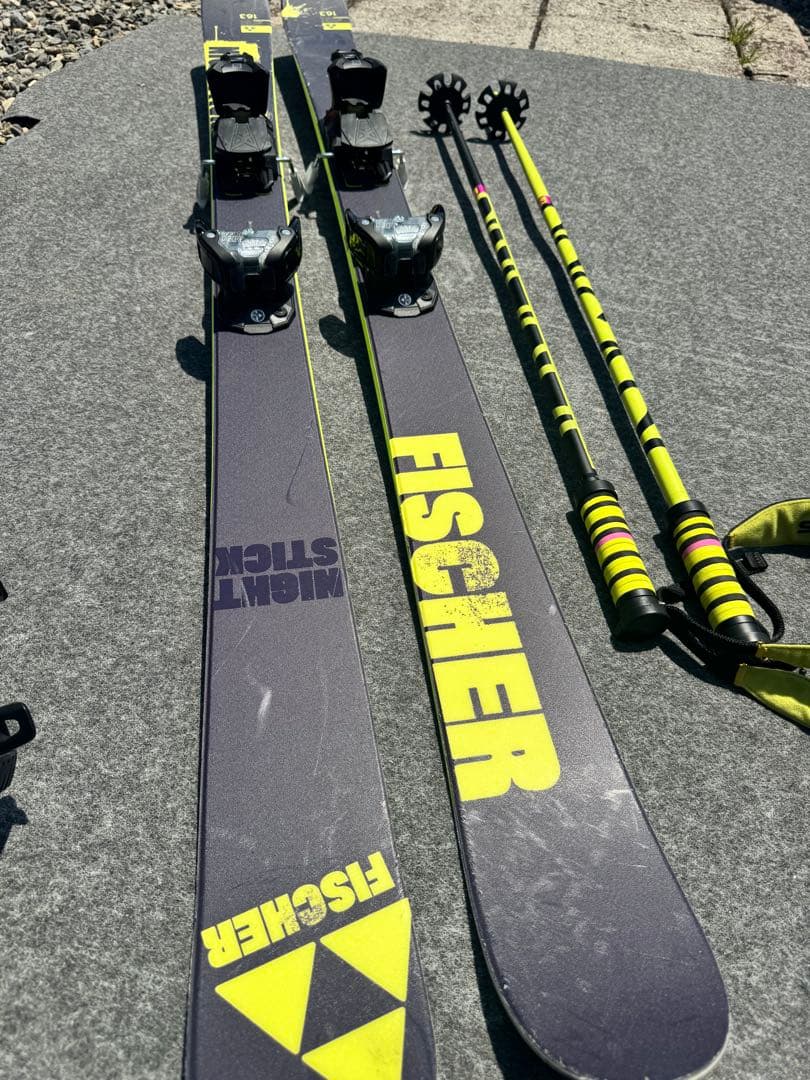 FISCHER NIGHTSTICK 163cm ３点セット