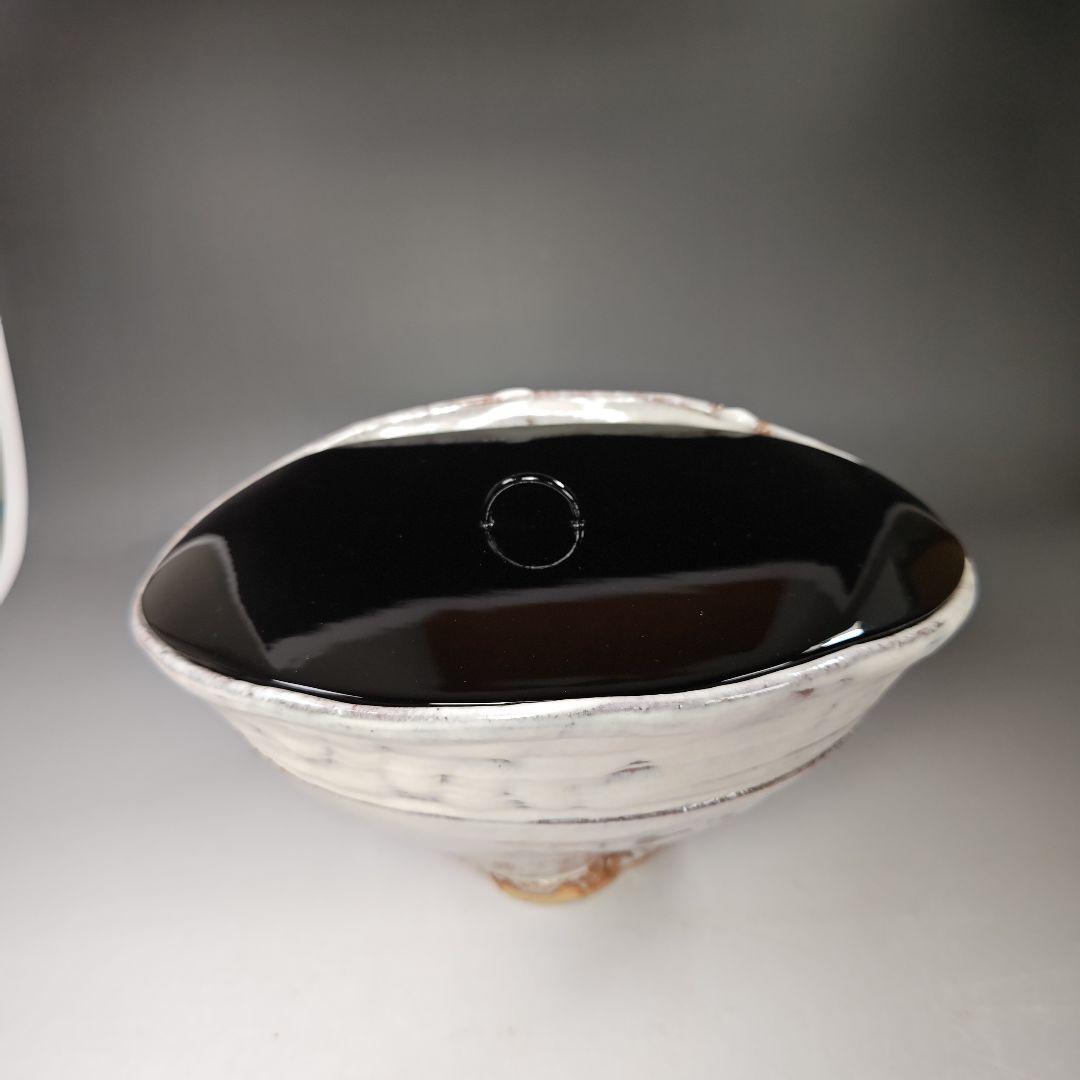 イ301 水指『吉田萩苑作』『萩焼　玉隆山　二重共箱』茶道具