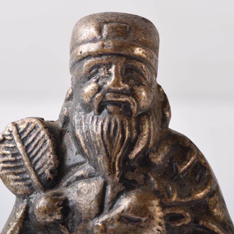 中国　古銅　チベット仏　仏像　人物像など　紙鎮　置物　6点まとめて　C　7455