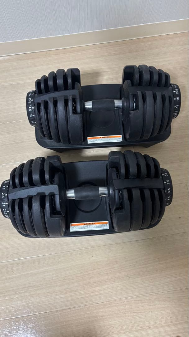 可変式ダンベル 最大24kg 2個セット　MOJEER