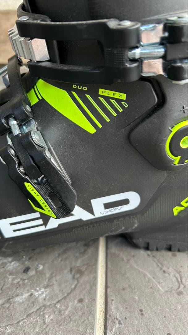 HEAD スキーブーツ ブラック/グリーン