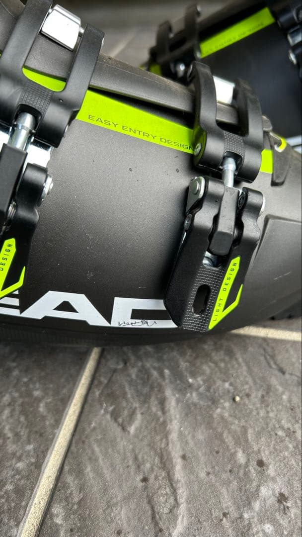 HEAD スキーブーツ ブラック/グリーン