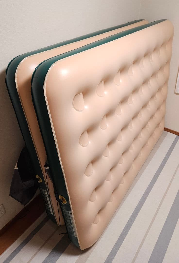 2個セット Coleman エアーマットレス ダブル 約189×138×19cm